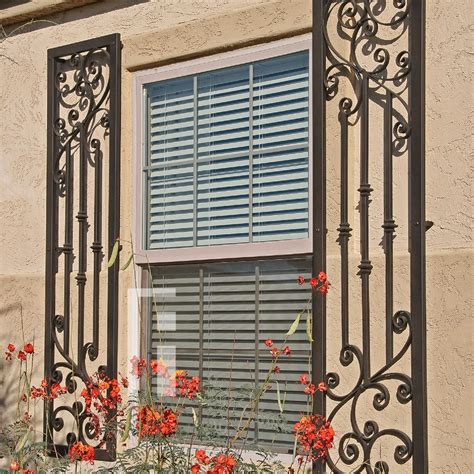 decorative metal window shutters exterior